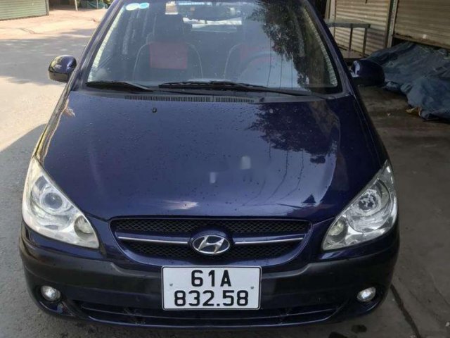 Cần bán xe Hyundai Getz đời 2008, màu xanh lam, nhập khẩu, giá tốt