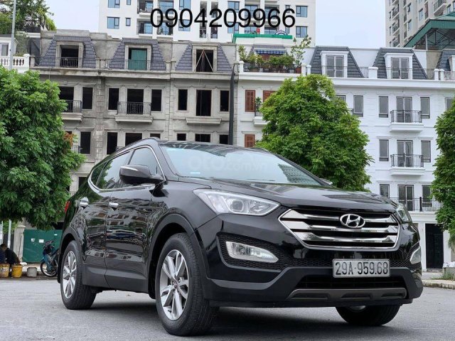 Cần bán xe Hyundai Santa Fe đời 2013, màu đen