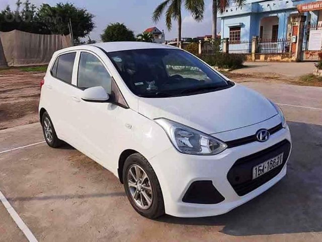 Bán xe Hyundai Grand i10 sản xuất năm 2014, màu trắng, nhập khẩu nguyên chiếc số sàn, giá 190tr0