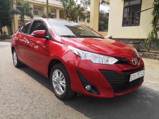 Bán ô tô Toyota Vios 1.5E CVT đời 2020, màu đỏ số tự động0