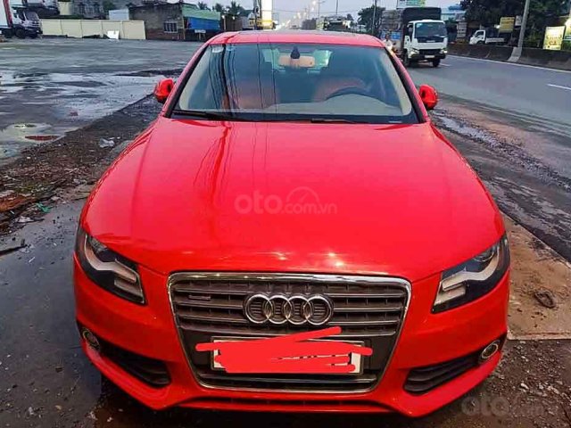 Bán Audi A4 sản xuất năm 2009, màu đỏ, nhập khẩu còn mới0