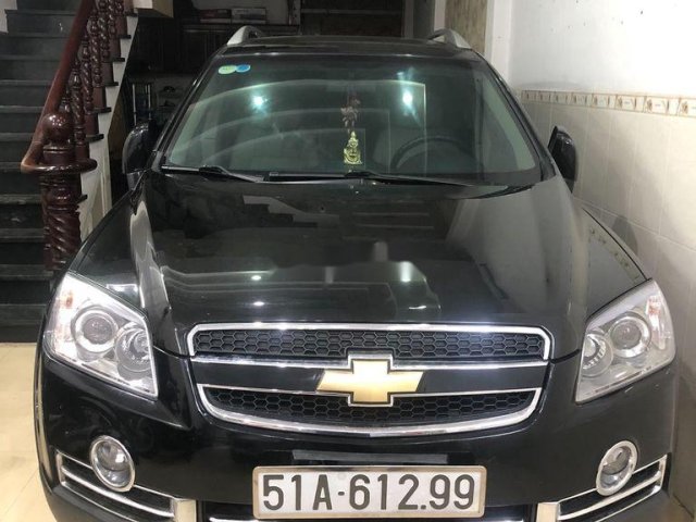 Cần bán lại xe Chevrolet Captiva LTZ đời 2010, màu đen, 338 triệu0