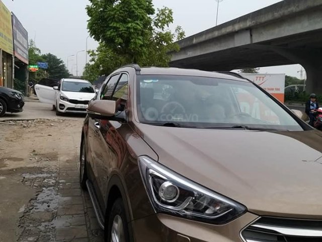 Bán xe Hyundai Santa Fe 2016, máy dầu0