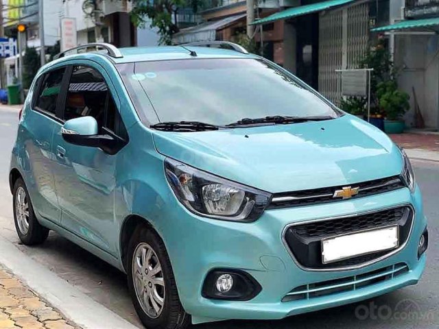 Bán Chevrolet Spark sản xuất năm 2018, màu xanh lam còn mới, giá 268tr