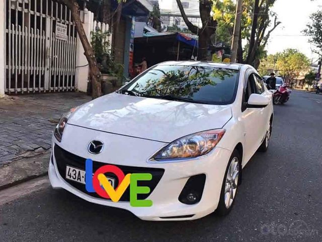 Bán Mazda 3 sản xuất 2012, màu trắng  