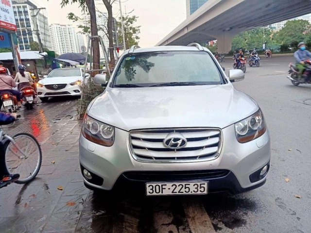 Bán ô tô Hyundai Santa Fe đời 2009, màu bạc, nhập khẩu nguyên chiếc0