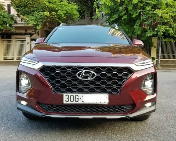 Bán Hyundai Santa Fe 2020, màu đỏ