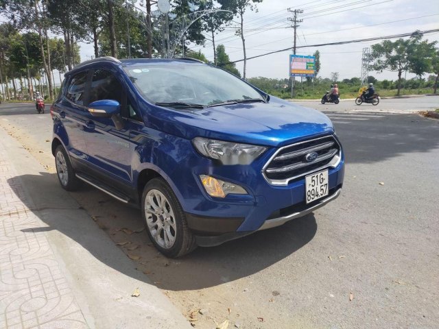 Cần bán lại xe Ford EcoSport năm 2018, màu xanh lam