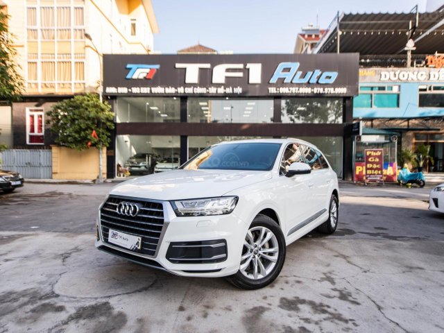 Bán Audi Q7 TFSI Quattro 3.0L, sản xuất 2016, đăng ký lần đầu 2017, màu trắng, xe cũ0