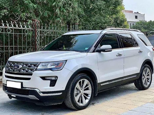 Bán Ford Explorer sản xuất năm 2018, màu trắng, nhập khẩu nguyên chiếc