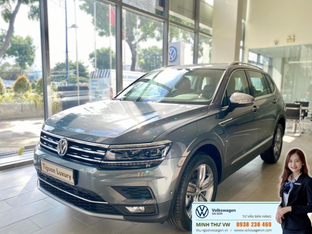 Vw Sài Gòn - Tiguan Luxury màu xám - Dẫn động 4 bánh - Xe nhập dành cho gia đình giá tốt0