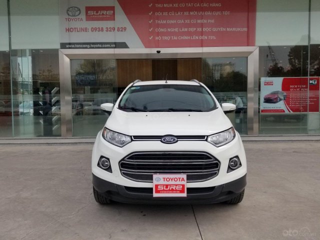 Cần bán xe Ford EcoSport 1.5AT Titanium 2016 màu trắng, xe gia đình HCM, đi 34.900km - xe cũ chính hãng giá tốt