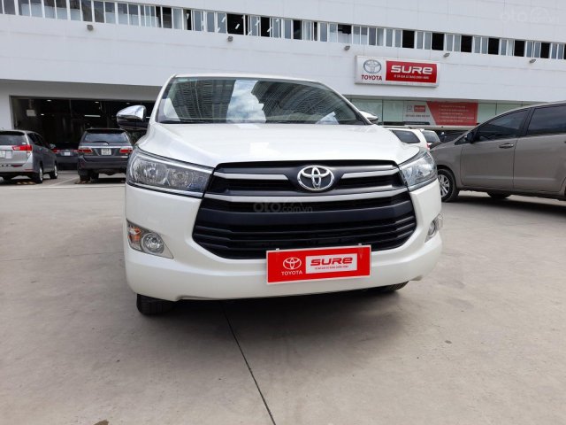 Cần bán xe Toyota Innova 2.0G AT 2019 màu trắng công ty XHĐ đủ 52.700 km - Xe cũ chính hãng Toyota0