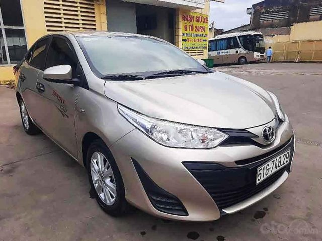 Cần bán lại xe Toyota Vios đời 2018, màu nâu số sàn, 428 triệu