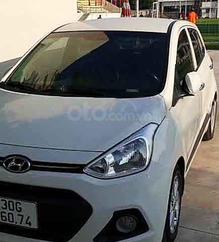 Cần bán lại xe Hyundai Grand i10 đời 2016, màu trắng, nhập khẩu chính chủ, 350tr0