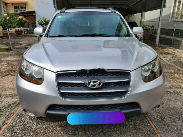 Bán ô tô Hyundai Santa Fe đời 2008, màu bạc, xe nhập0