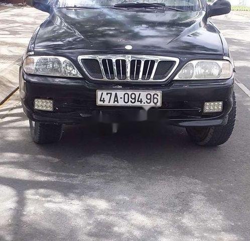 Bán xe Ssangyong Musso sản xuất 2002, màu đen, nhập khẩu, giá chỉ 75 triệu