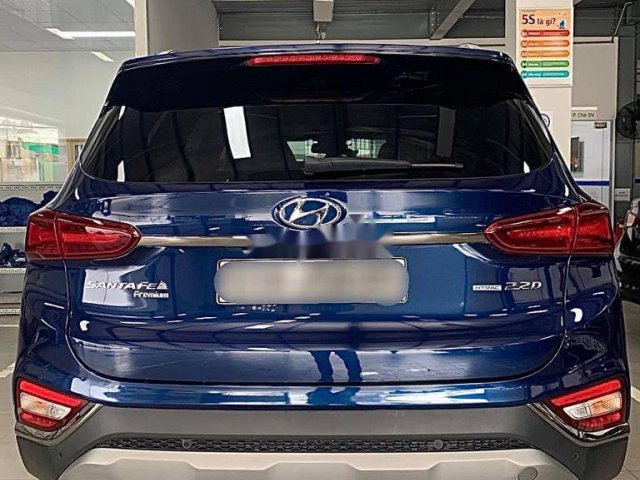 Bán xe Hyundai Santa Fe đời 2020, màu xanh lam, giá 932tr