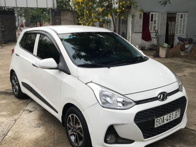 Bán xe Hyundai Grand i10 sản xuất năm 2018, màu trắng chính chủ0