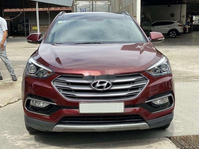 Bán xe Hyundai Santa Fe năm sản xuất 2018, màu đỏ, giá chỉ 986 triệu