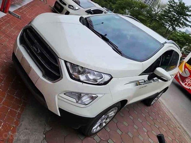 Bán Ford EcoSport Titanium sản xuất năm 2019, màu trắng0