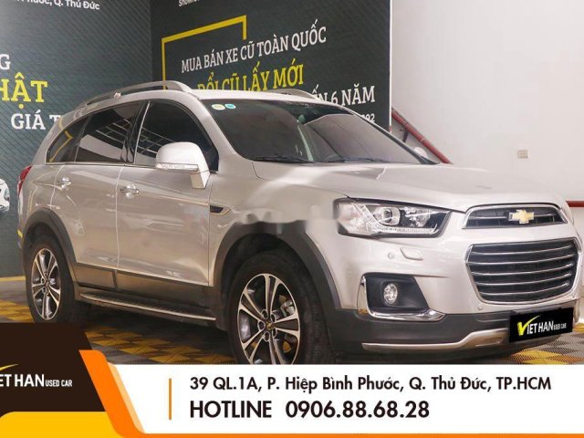 Bán Chevrolet Captiva năm sản xuất 2016, màu bạc 0