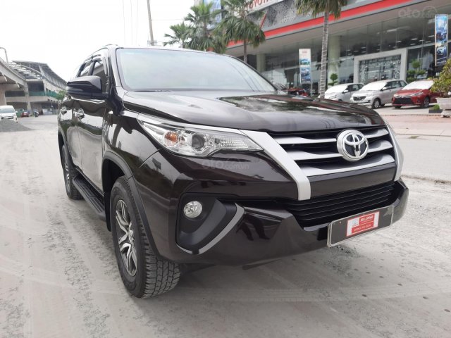 Cần bán xe Toyota Fortuner 2.4G đời 2017, màu nâu, nhập khẩu, giá còn fix0