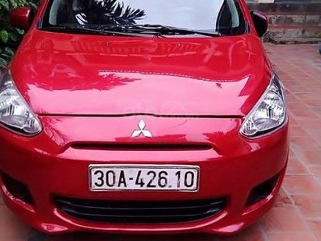 Cần bán Mitsubishi Mirage 1.2 MT năm 2014, màu đỏ, nhập khẩu nguyên chiếc, giá mềm