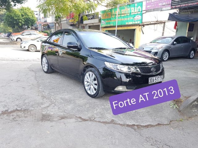 Cần bán xe Kia Forte AT đời 2013 bản full, màu đen