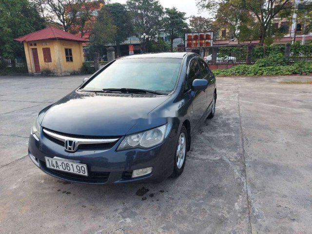 Bán Honda Civic năm sản xuất 2008, màu xanh lam0