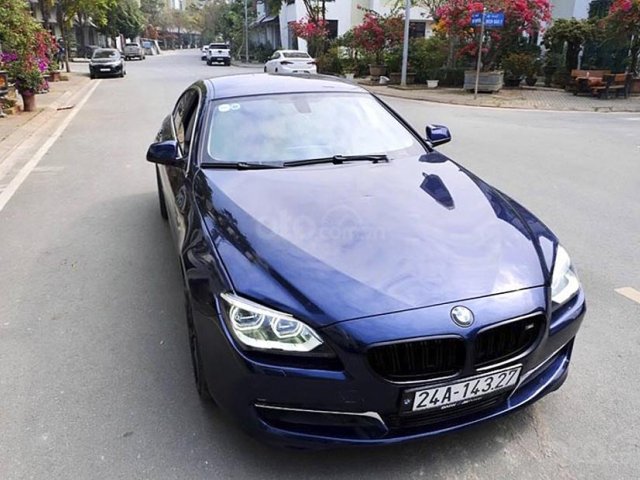 Cần bán xe BMW 640i sản xuất năm 2014, màu xanh lam0