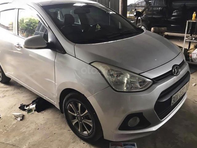 Cần bán lại xe Hyundai Grand i10 sản xuất năm 2014, màu bạc