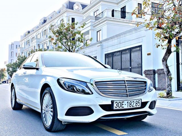 Mercedes C250 Exclusive 2016 màu trắng siêu đẹp0