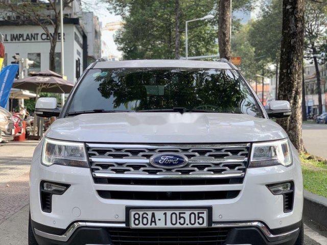 Xe Ford Explorer năm sản xuất 2018, màu trắng, xe nhập0