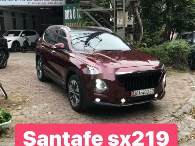 Xe Hyundai Santa Fe đời 2019, màu đỏ chính chủ