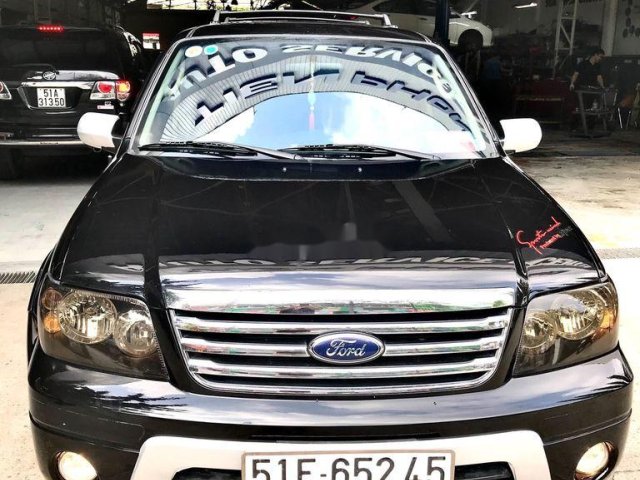 Cần bán lại xe Ford Escape đời 2008, màu đen chính chủ0