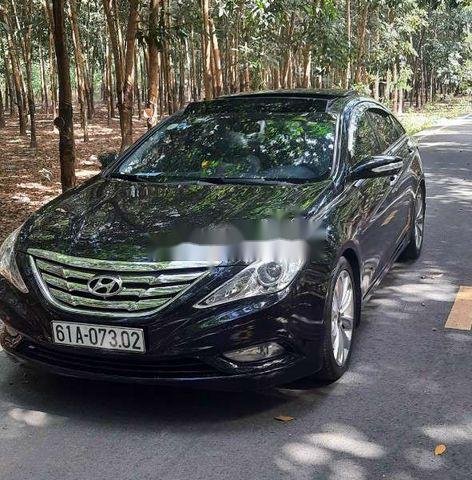 Cần bán lại xe Hyundai Sonata 2012, màu đen0