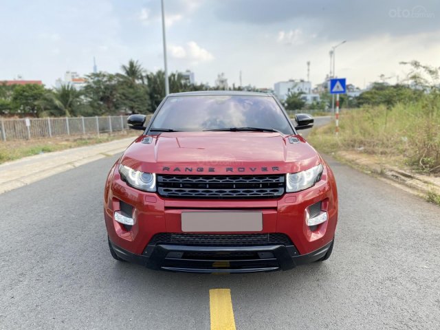 Bán Range Rover Evoque Dynamic Coupe, sx 2012 màu đỏ nội thất 2 màu, full lịch sử hãng, cam kết xe nguyên bản