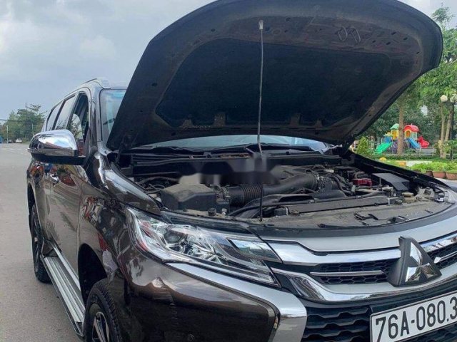 Bán xe Mitsubishi Pajero Sport 2018, màu nâu chính chủ0