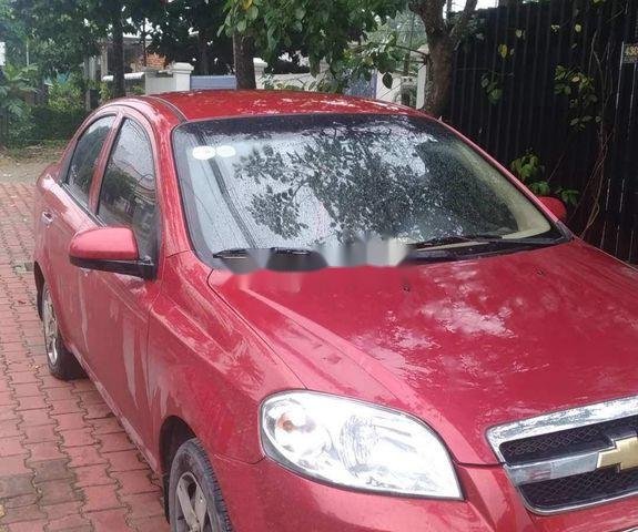 Cần bán gấp Chevrolet Aveo đời 2012, màu đỏ, nhập khẩu 0