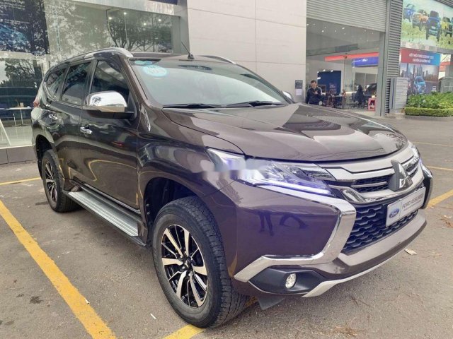 Bán xe Mitsubishi Pajero Sport đời 2018, màu nâu, xe nhập