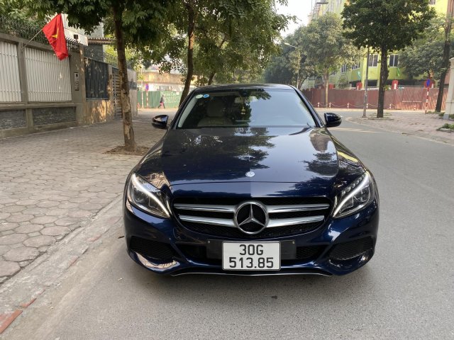 Bán Mercedes C200 2015 xanh kem - Biển Hà Nội0