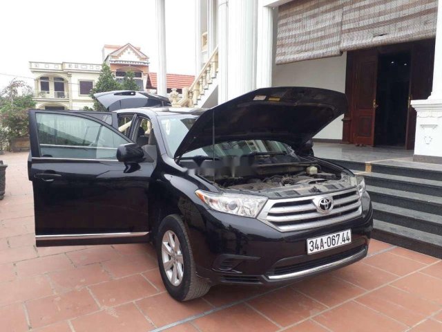 Bán ô tô Toyota Highlander sản xuất năm 2012, màu đen, xe nhập