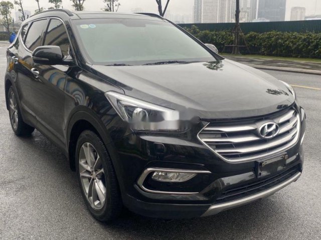 Bán ô tô Hyundai Santa Fe 2016, màu đen, chính chủ0