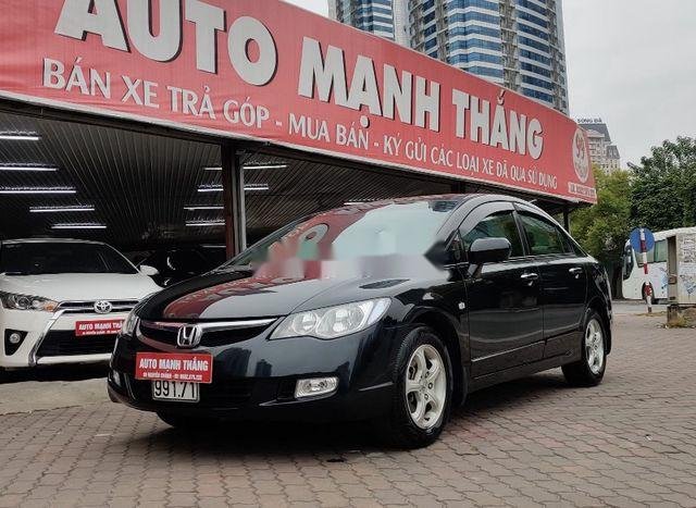 Bán Honda Civic đời 2008, màu đen còn mới, giá 320tr0