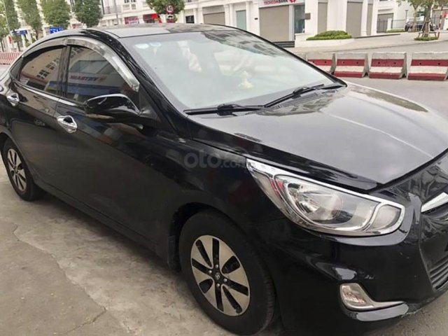 Cần bán lại xe Hyundai Accent đời 2011, màu đen, xe nhập 0