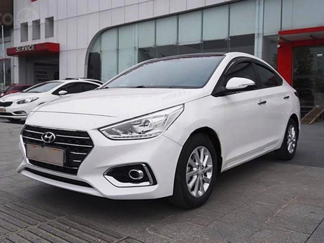 Bán xe Hyundai Accent đời 2019, màu trắng0