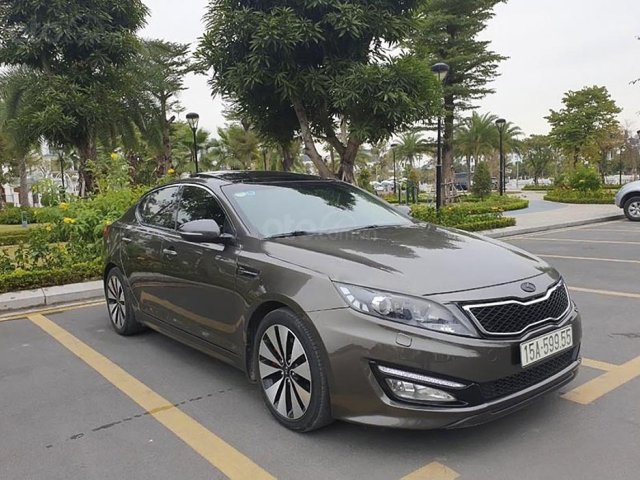 Bán ô tô Kia Optima sản xuất 2012, màu nâu, nhập khẩu Hàn Quốc  0