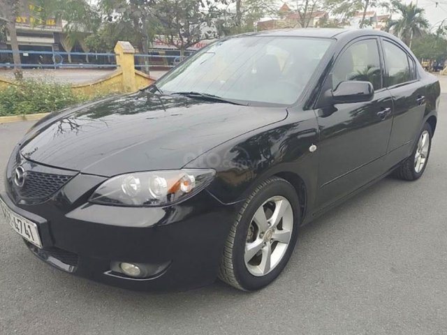 Cần bán lại xe Mazda 3 2004, màu đen chính chủ, 182 triệu0