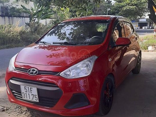 Bán ô tô Hyundai Grand i10 đời 2015, màu đỏ, nhập khẩu 0